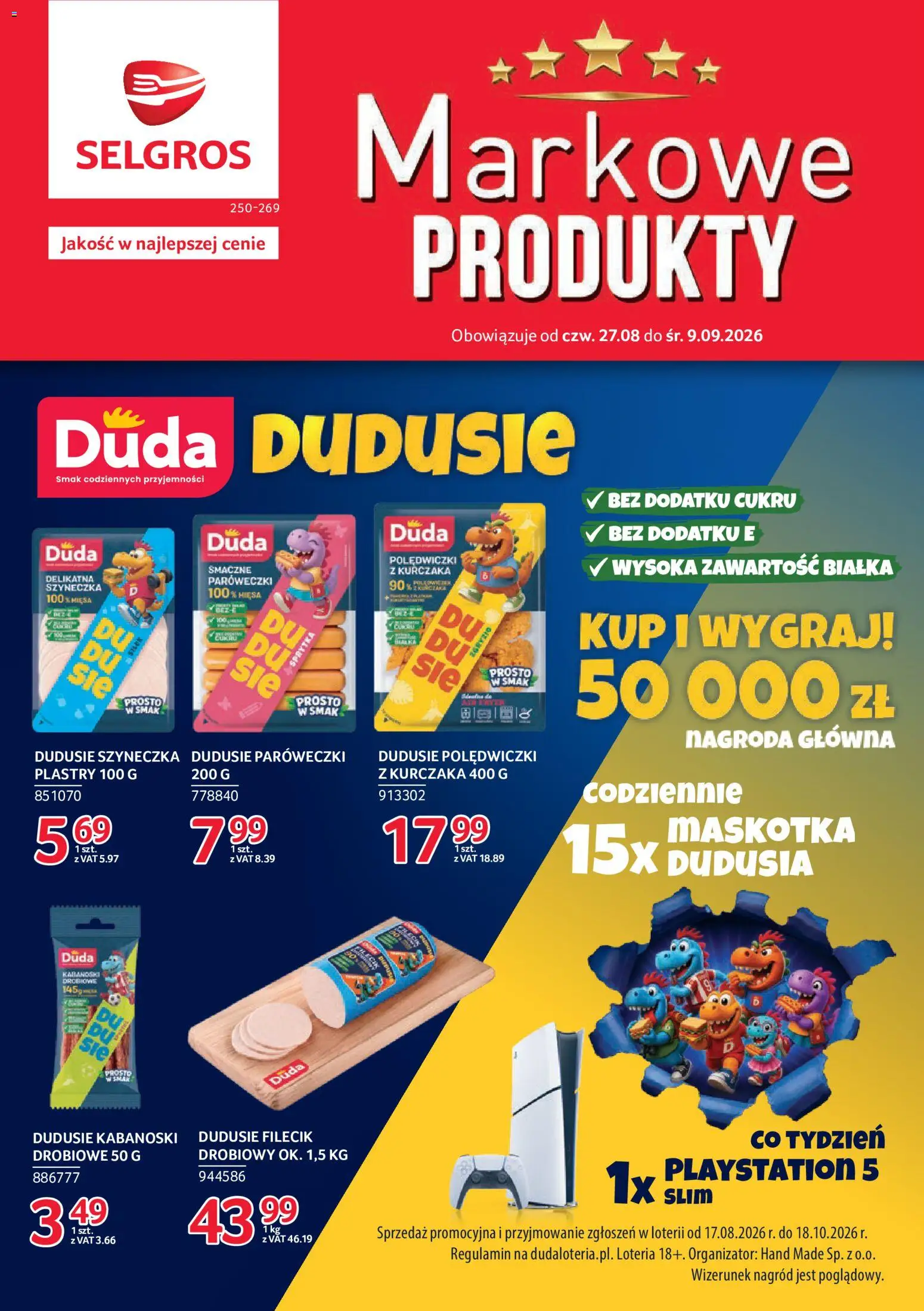 Pogląd gazetki "Selgros cash&carry gazetka - Markowe produkty" ze sklepu Selgros cash&carry ważnej od 27.08.2026