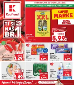 Pregled letka Kaufland - Slavonski Brod trgovine Kaufland vrijedi od 19.08.2026
