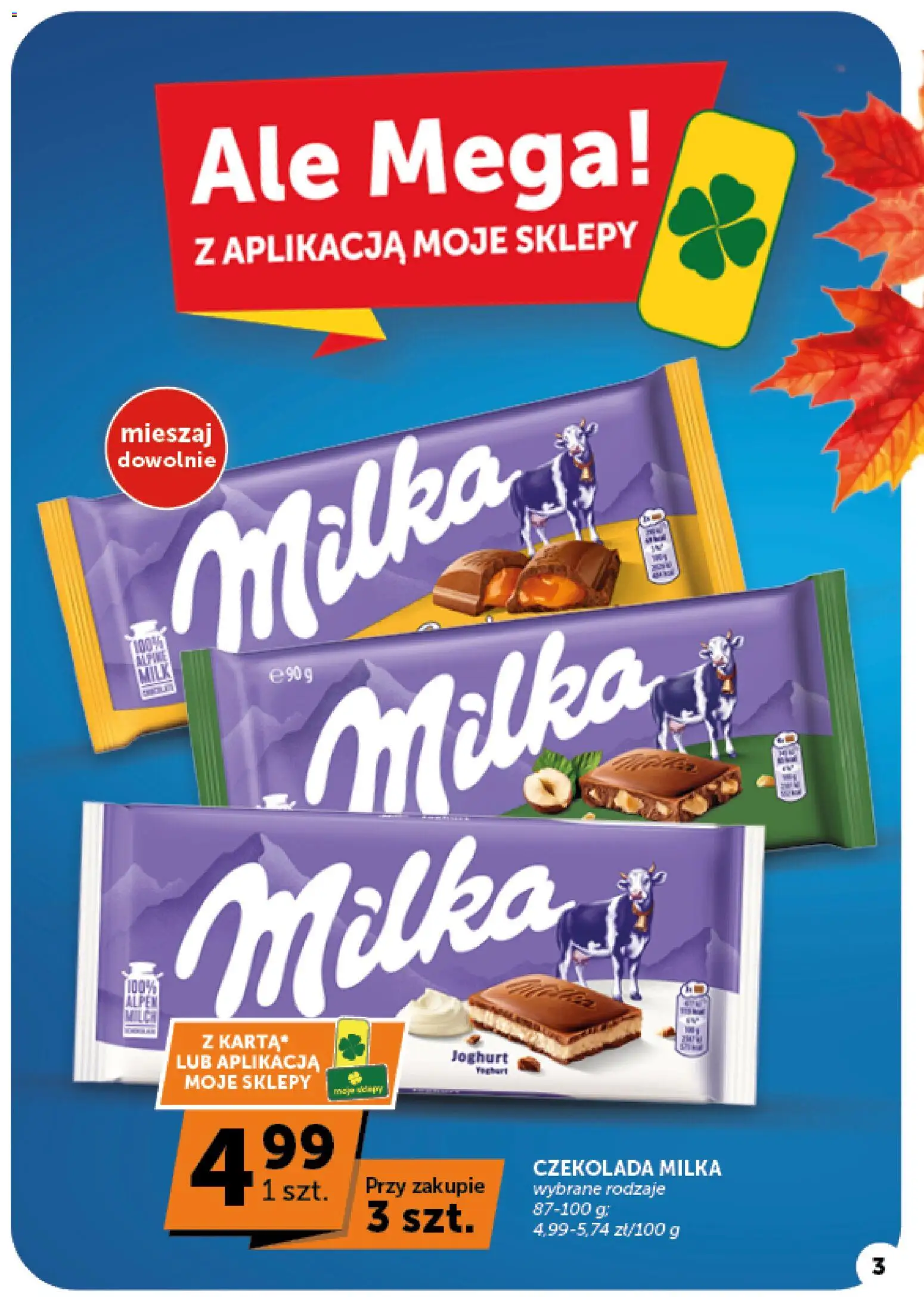 Pogląd gazetki "Euro Sklep gazetka - Minimarket" ze sklepu Euro Sklep ważnej od 15.10.2026 - Czekolada, Milka, Czekolada milka