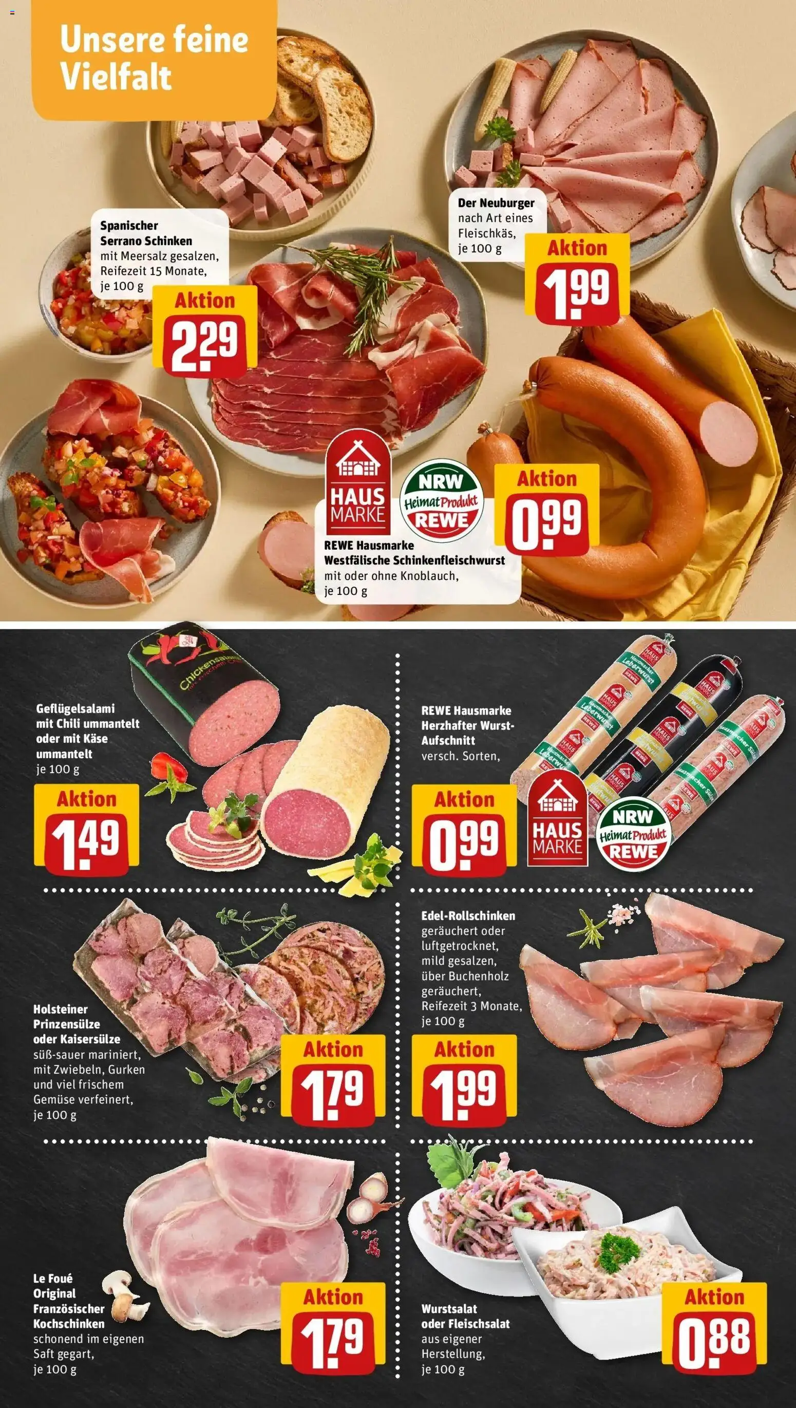 Vorschau von dem Prospekt des Geschäftes Rewe, gültig ab dem 19.10.2026
