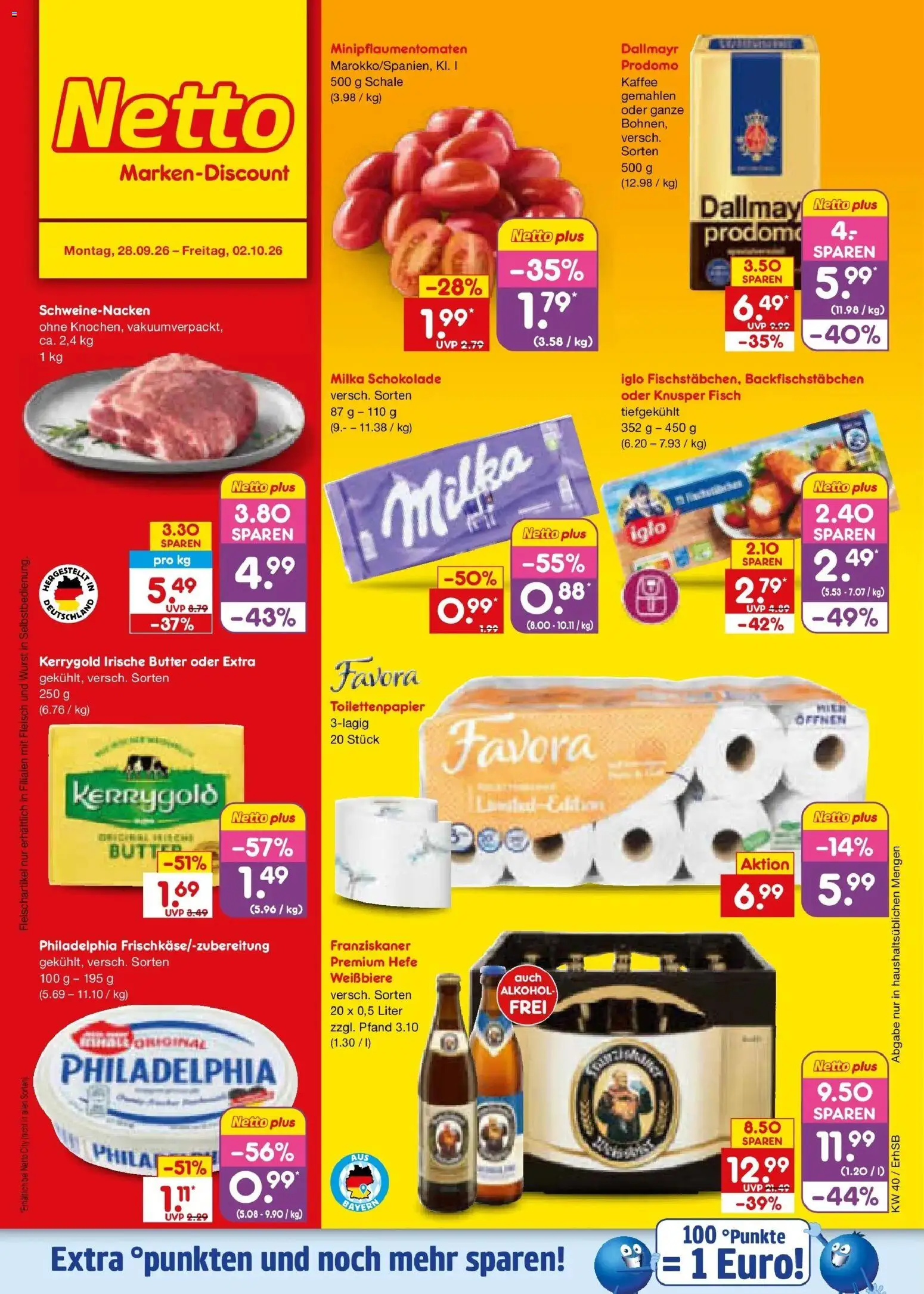 Vorschau von dem Prospekt des Geschäftes Netto Marken-Discount, gültig ab dem 28.09.2026
