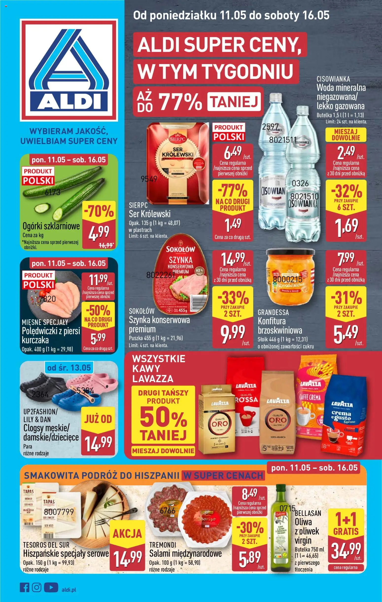 Náhled nabídky: Aldi Polsko Aldi Polsko leták platný od 11.05.2026