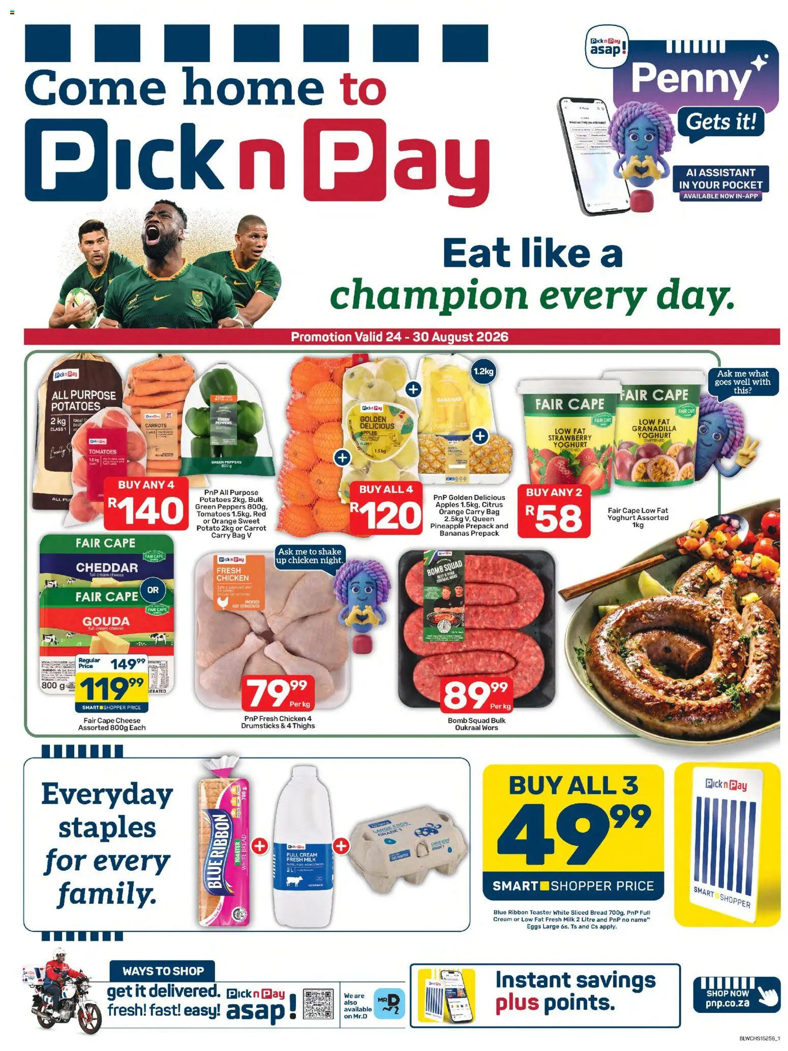 Preview of Pick n Pay flyer valid from 24/08/2026