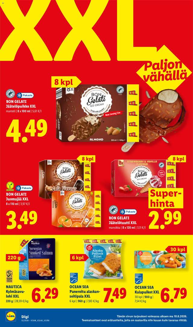 Uusi Lidl tarjouslehti alkaen 06/08