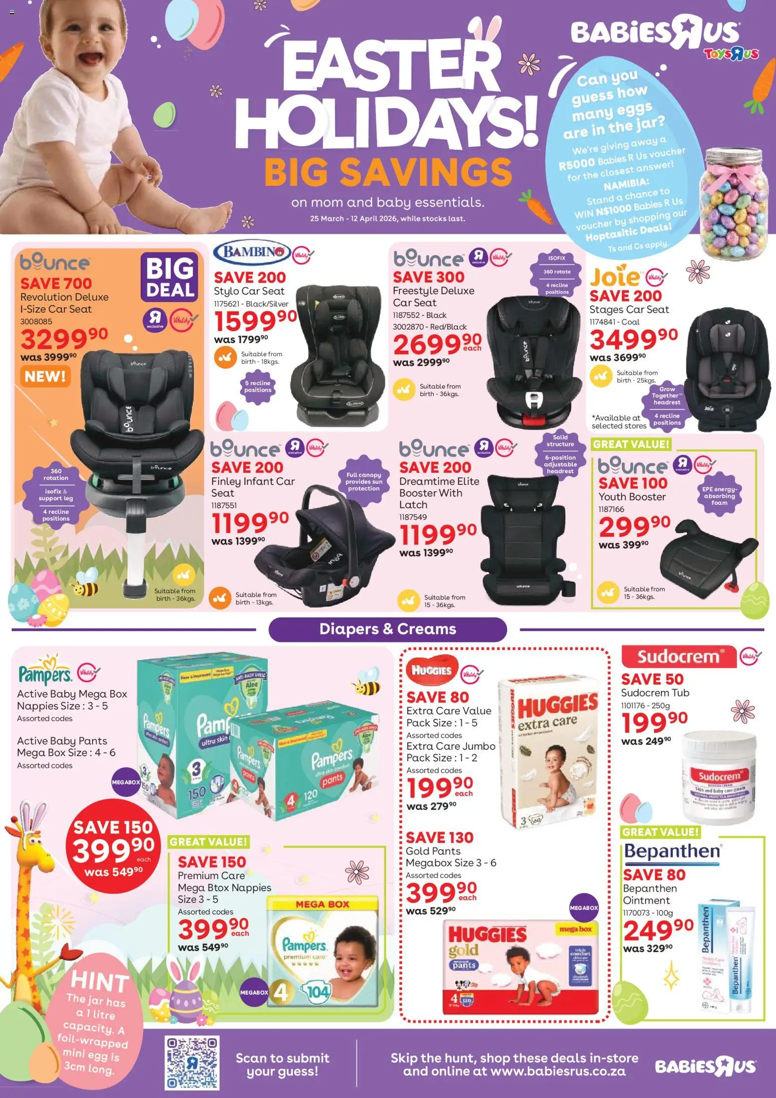 Babies R Us Specials from 25/03 - 12/04/2026