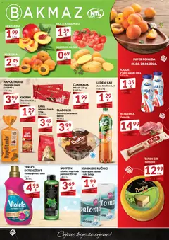 Pregled letka Bakmaz Ponuda trgovine Bakmaz vrijedi od 25.06.2026