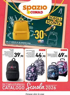 Anteprima dell'opuscolo Spazio Conad volantino Scuola dal negozio Spazio Conad valido da 17/07/2026