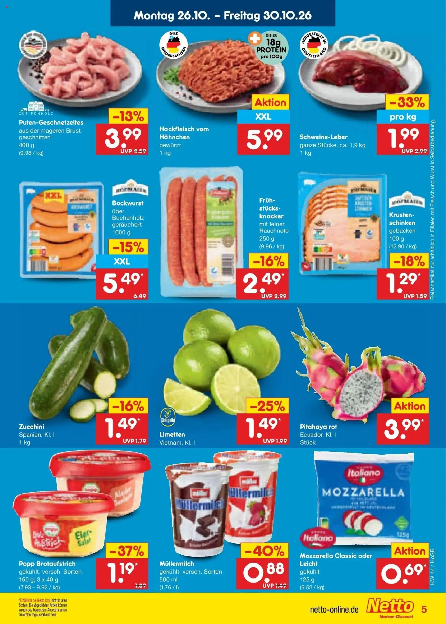 Vorschau von dem Prospekt des Geschäftes Netto Marken-Discount, gültig ab dem 26.10.2026