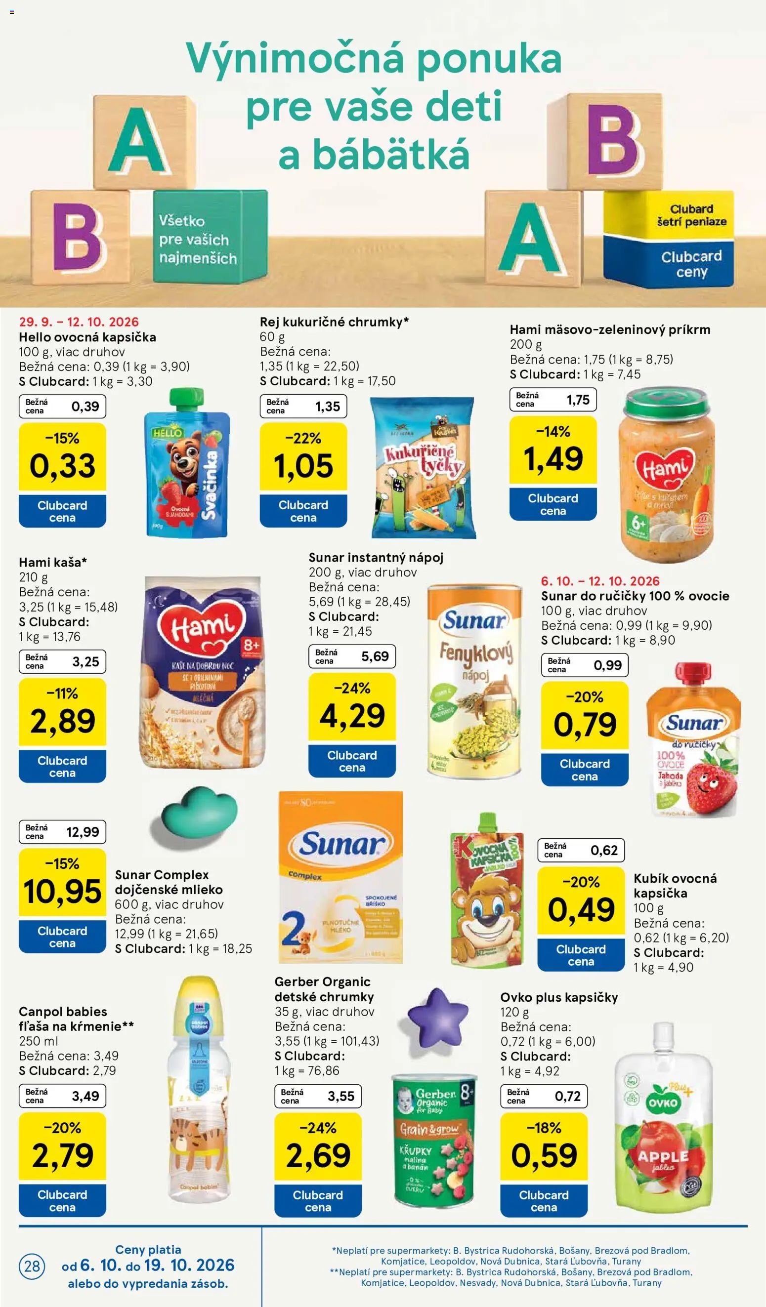 Náhľad Tesco letáku platného od 07.10.2026