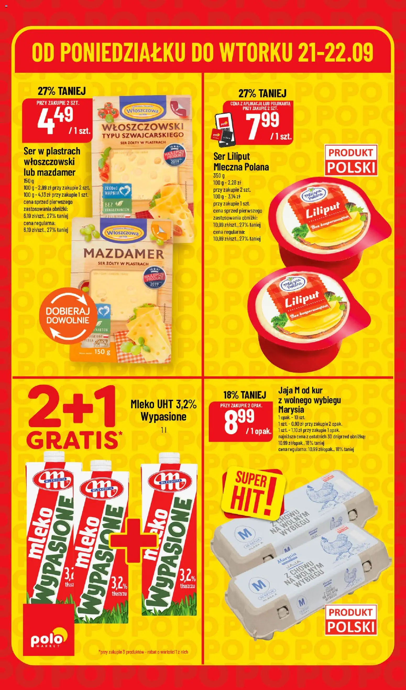 Pogląd gazetki "POLOmarket gazetka - Super Hity" ze sklepu POLOmarket ważnej od 21.09.2026