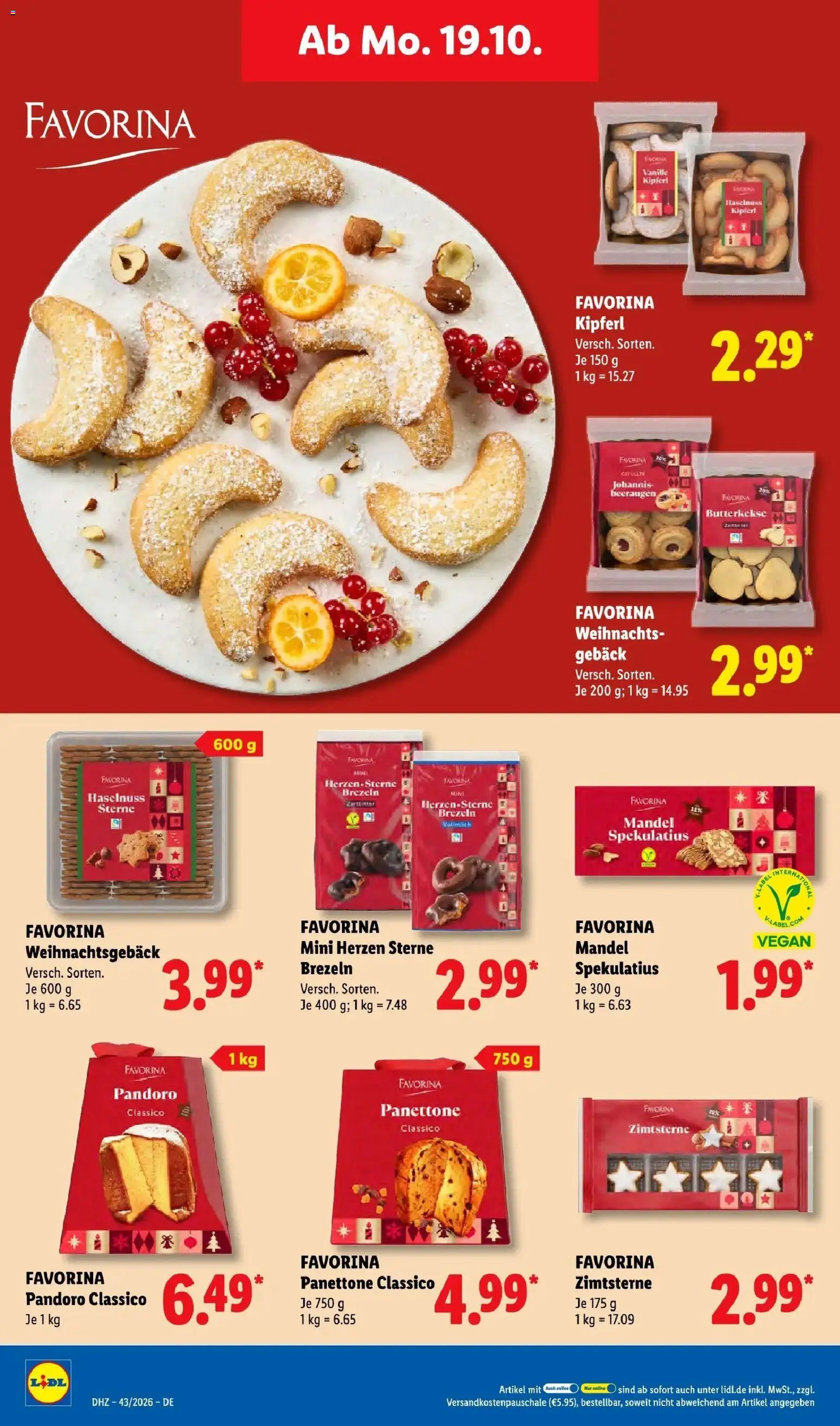 Vorschau von dem Prospekt des Geschäftes Lidl, gültig ab dem 19.10.2026