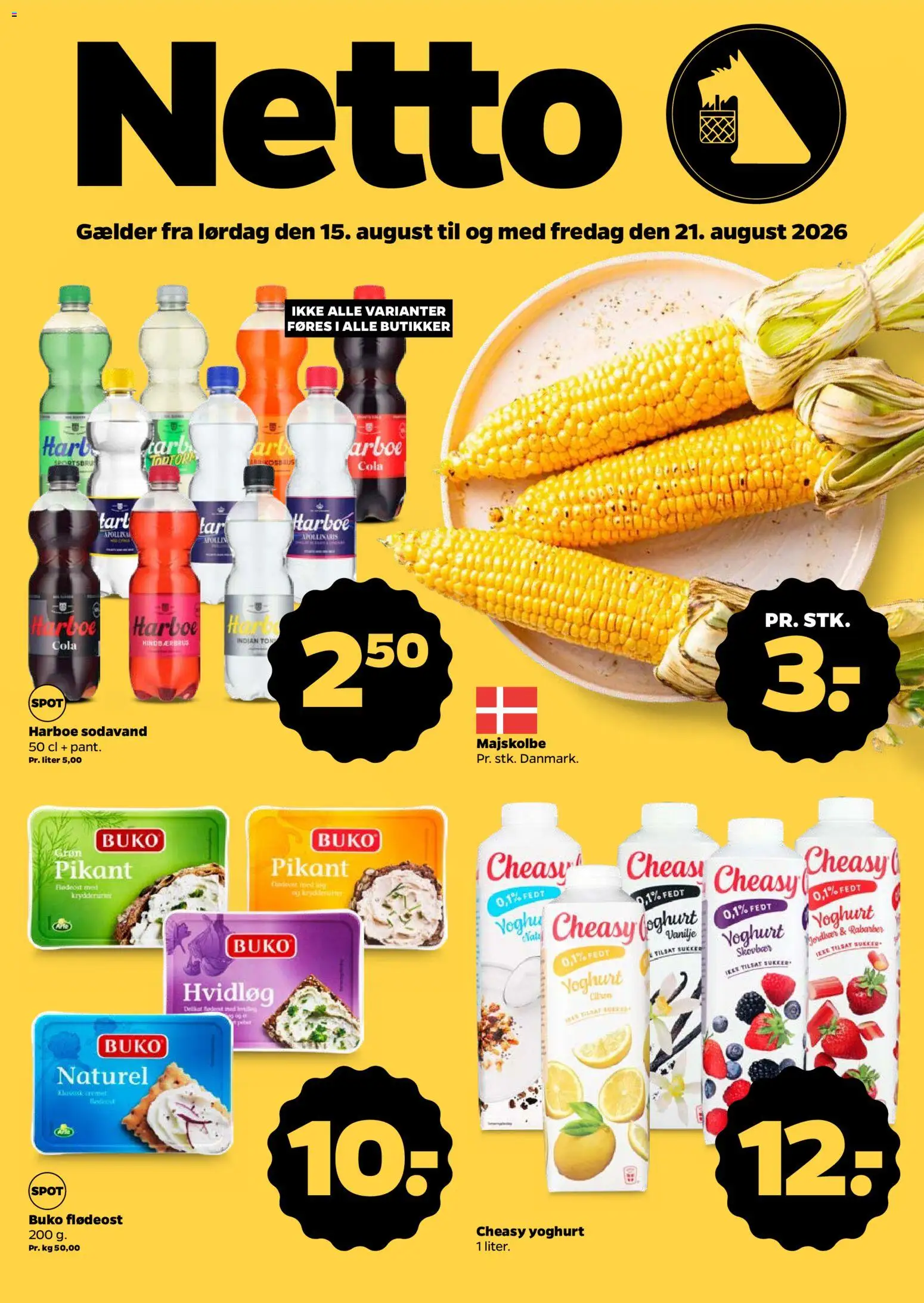 Eksempel på tilbudsavis Netto - Tilbudsavis uge 34 fra butik Netto gyldig fra 15/08/2026