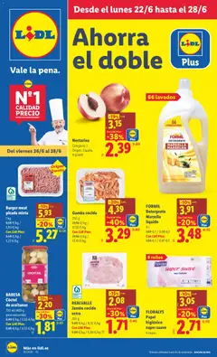 Vista previa del folleto de la tienda Lidl válido desde el 22/06/2026 