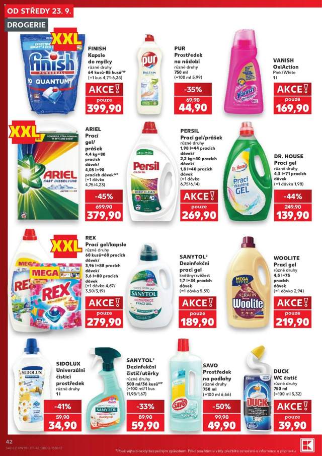 Nový Kaufland leták od 23.09.