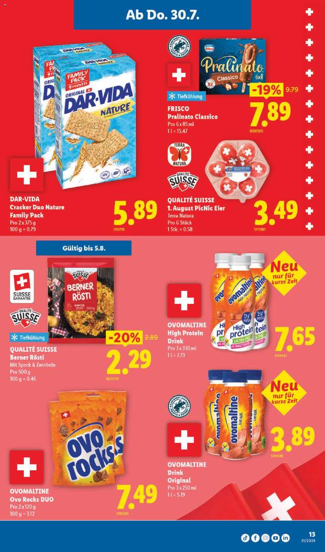Neue Lidl Aktionen ab 30.07.