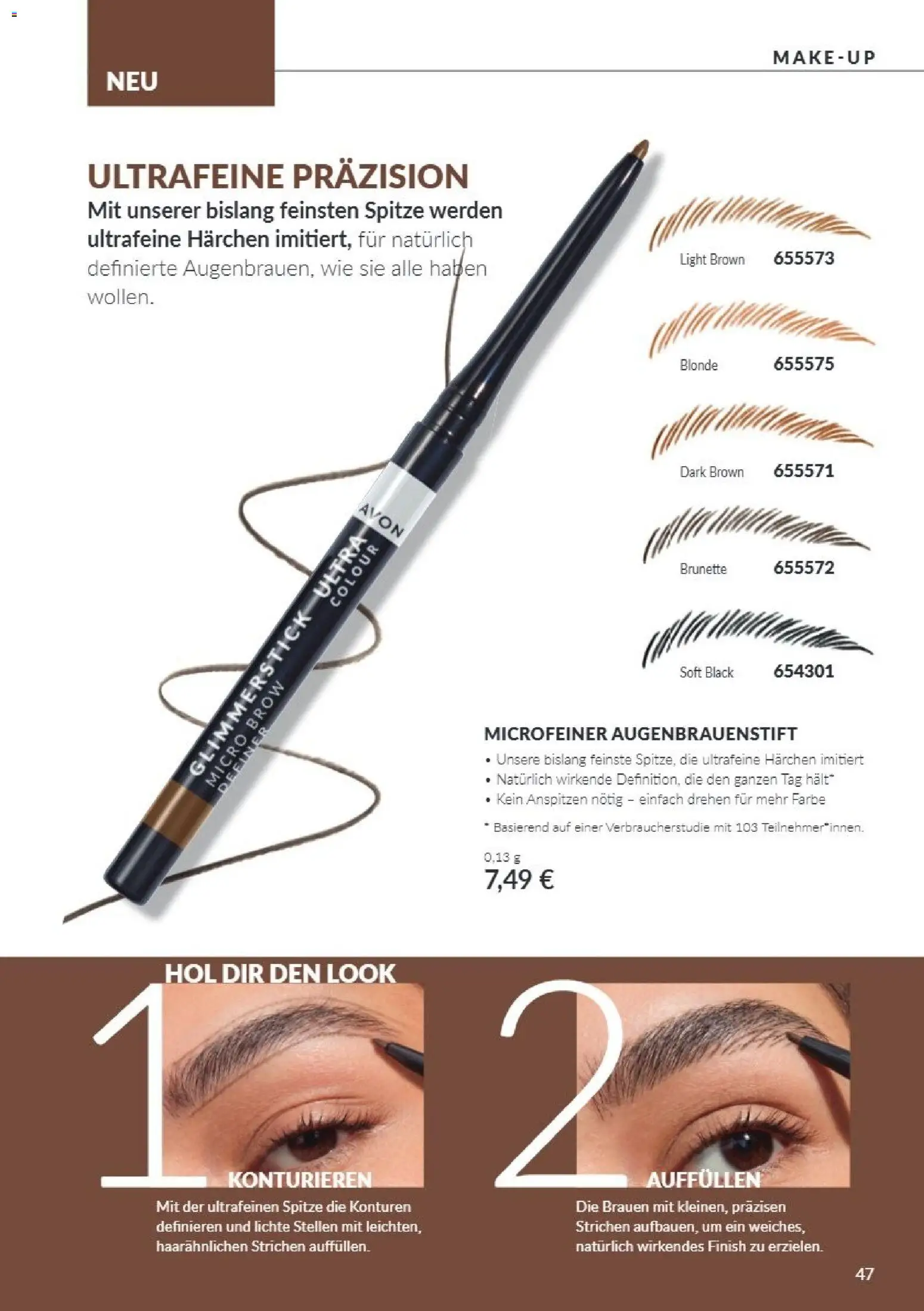 Vorschau von dem Prospekt des Geschäftes Avon, gültig ab dem 01.10.2026 - Finish, Augenbrauenstift