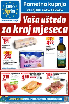 Pregled letka Eurospin Katalog trgovine Eurospin vrijedi od 23.09.2026