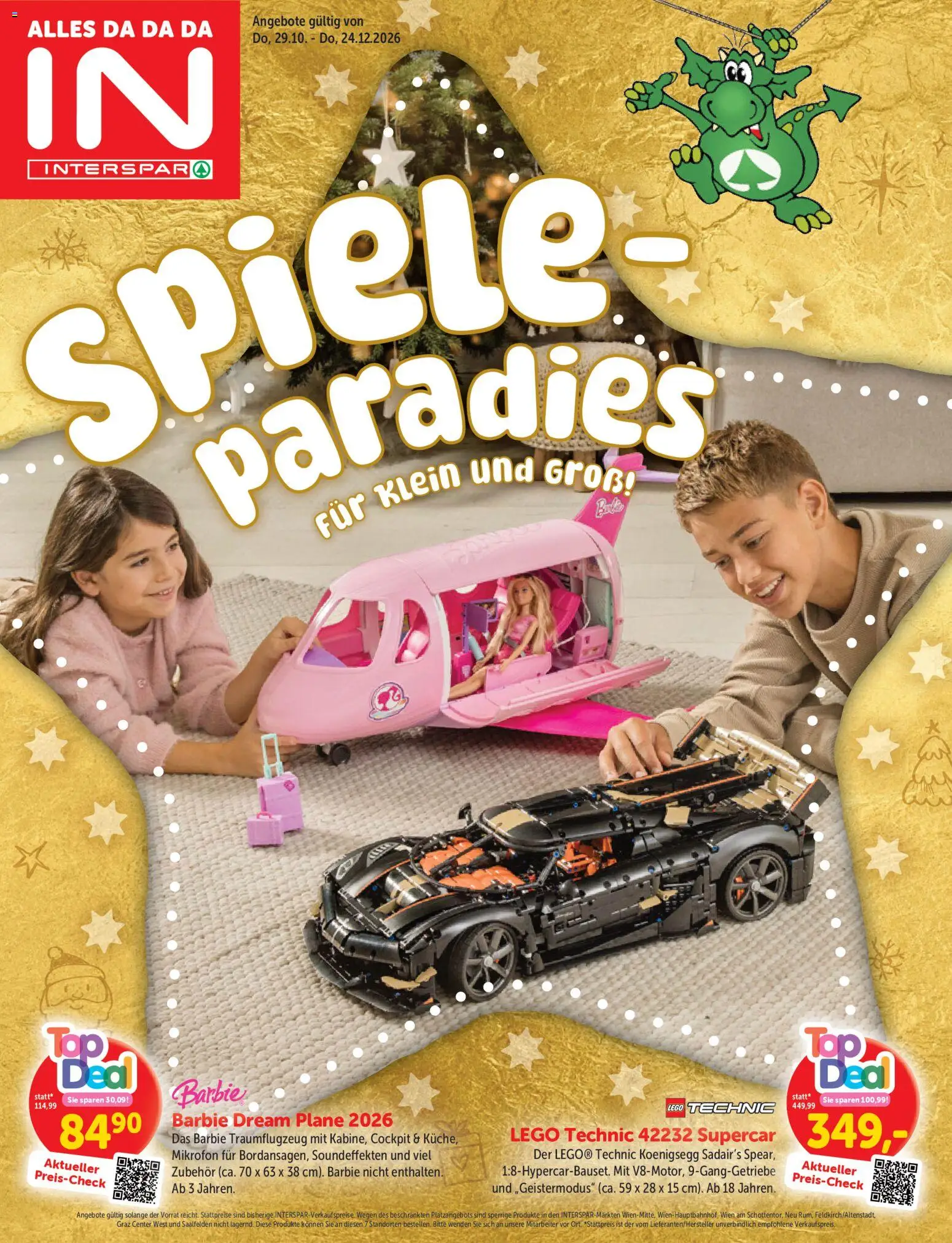 Vorschau der Angebote: Interspar Interspar Sonderfolder Kindergeschenke gültig ab 27.10.2026 - Mikrofon