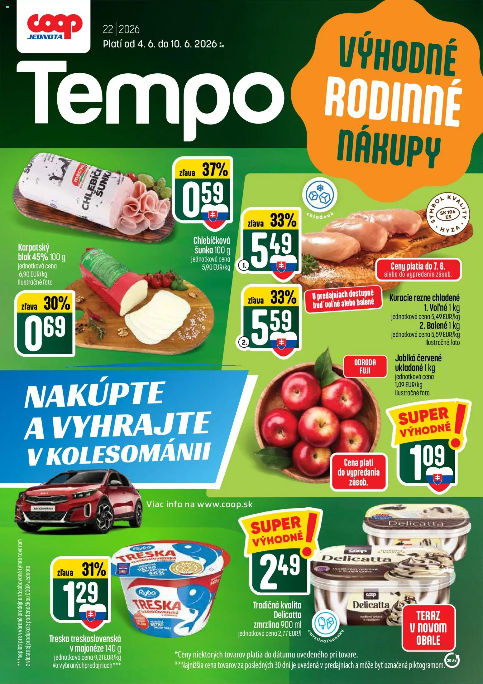 Náhľad COOP Jednota letáku platného od 04.06.2026
