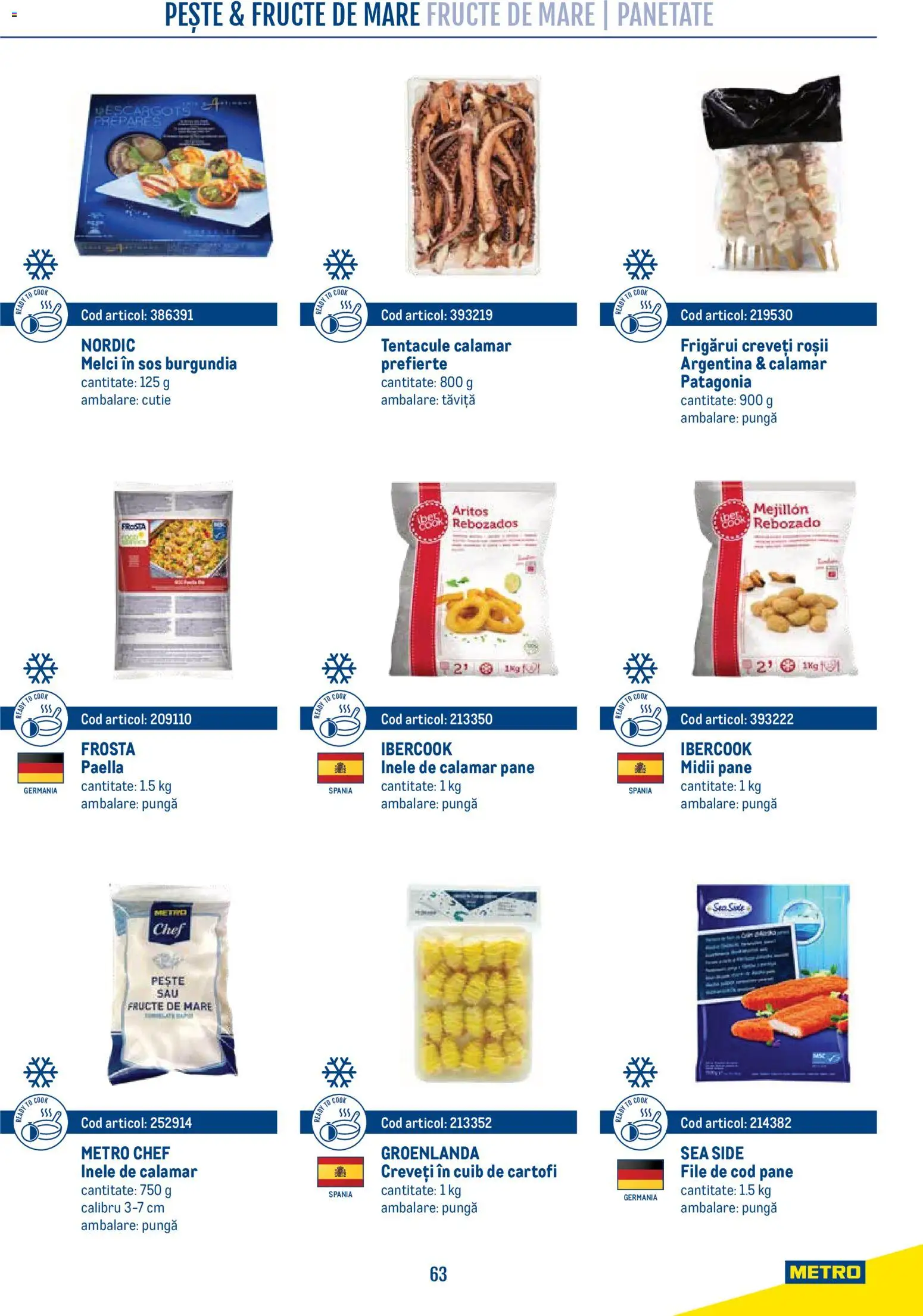 Previzualizarea de cataloage: Metro Metro Catalog Smart Chef valabil de la 21.04.2026 - Fructe De Mare, Fructe, Best, Pește, Cartofi, Roșii, Cutie, File de Cod