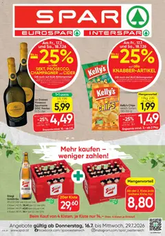 Vorschau der Angebote: Spar Spar - Flugblatt gültig ab 16.07.2026