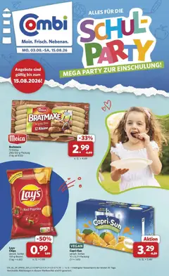 Vorschau von dem Prospekt des Geschäftes Combi, gültig ab dem 03.08.2026