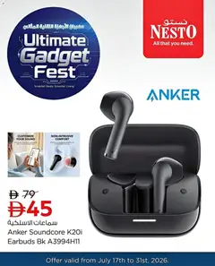 Preview of the catalogue Nesto catalogue Ultimate Gadget Fest of store Nesto valid from 20 Jul, 2026
