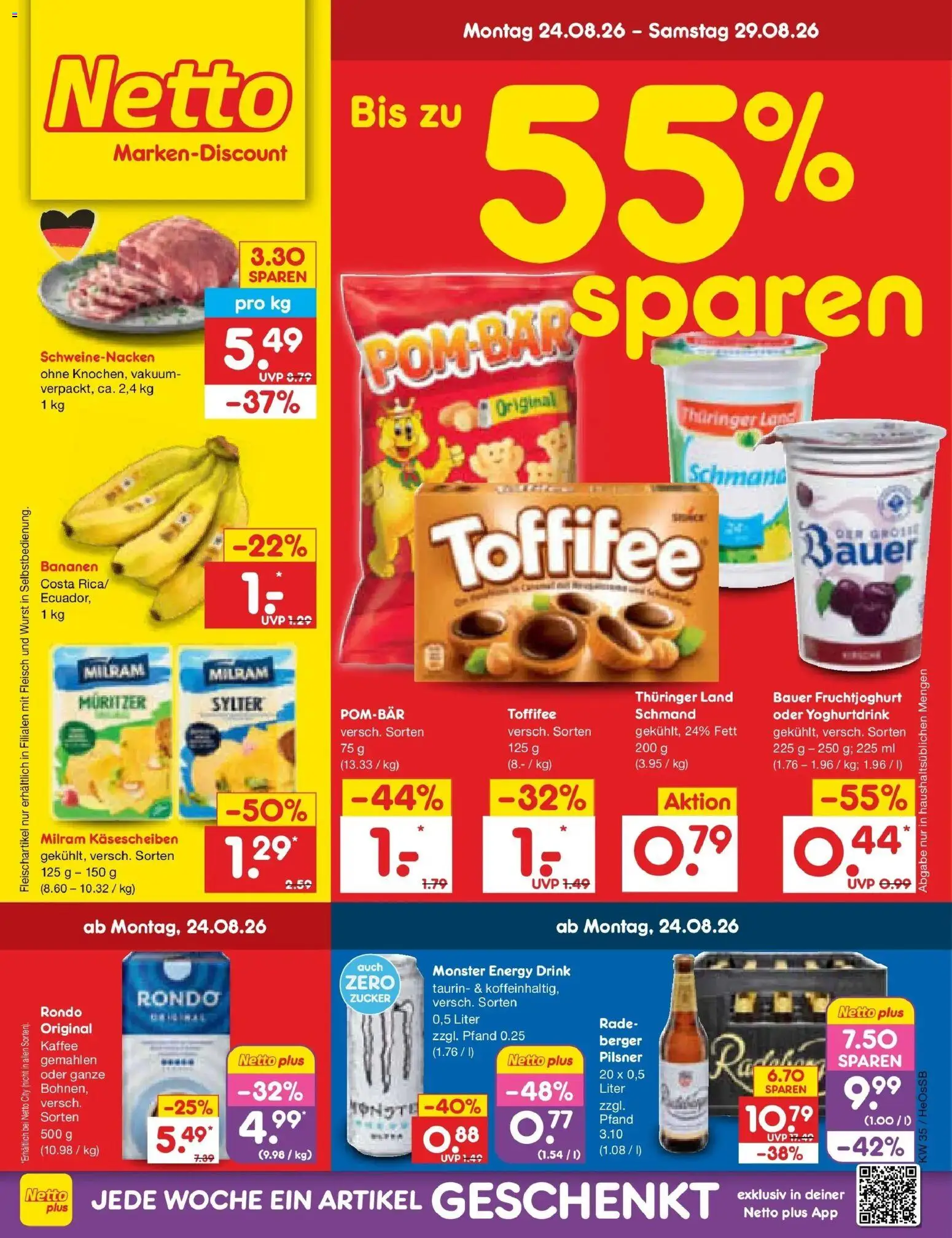 Vorschau von dem Prospekt des Geschäftes Netto Marken-Discount, gültig ab dem 24.08.2026