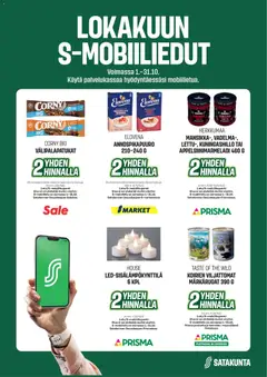 Kaupan S-market S-market Lokakuun S--Mobiiliedut esikatselu, voimassa 01/10/2026