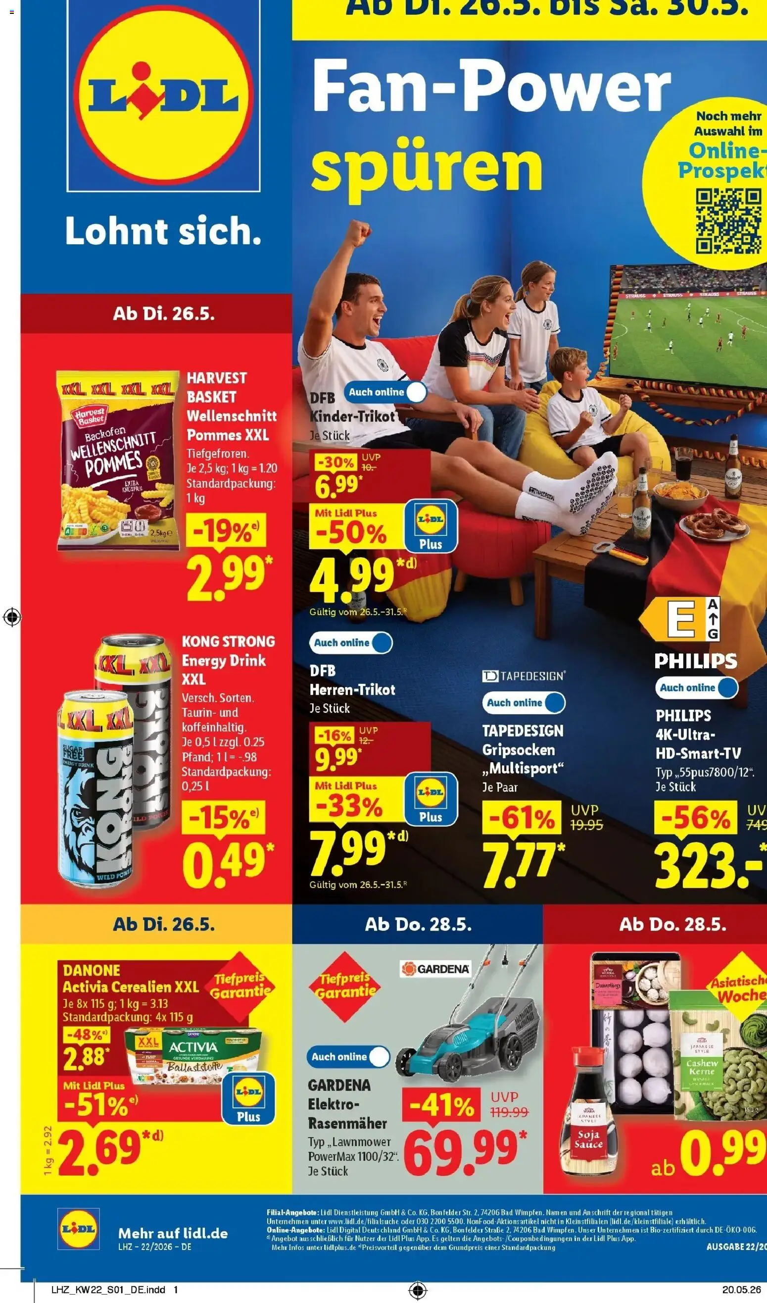 Vorschau von dem Prospekt des Geschäftes Lidl, gültig ab dem 24.05.2026