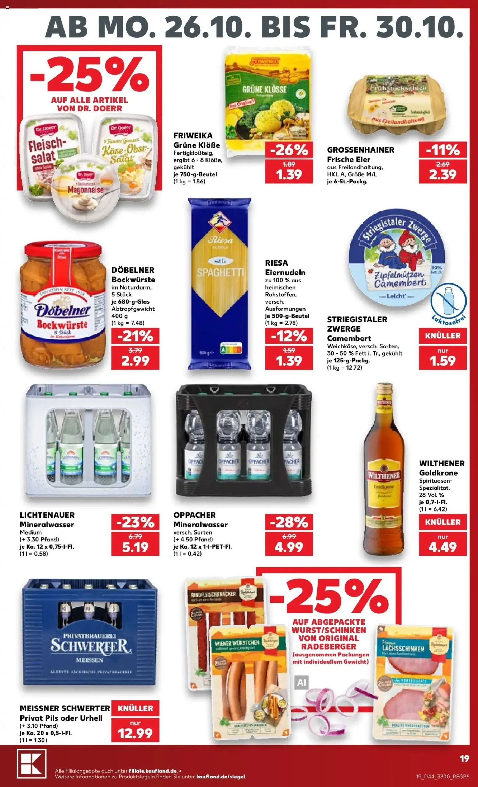 Vorschau von dem Prospekt des Geschäftes Kaufland, gültig ab dem 26.10.2026
