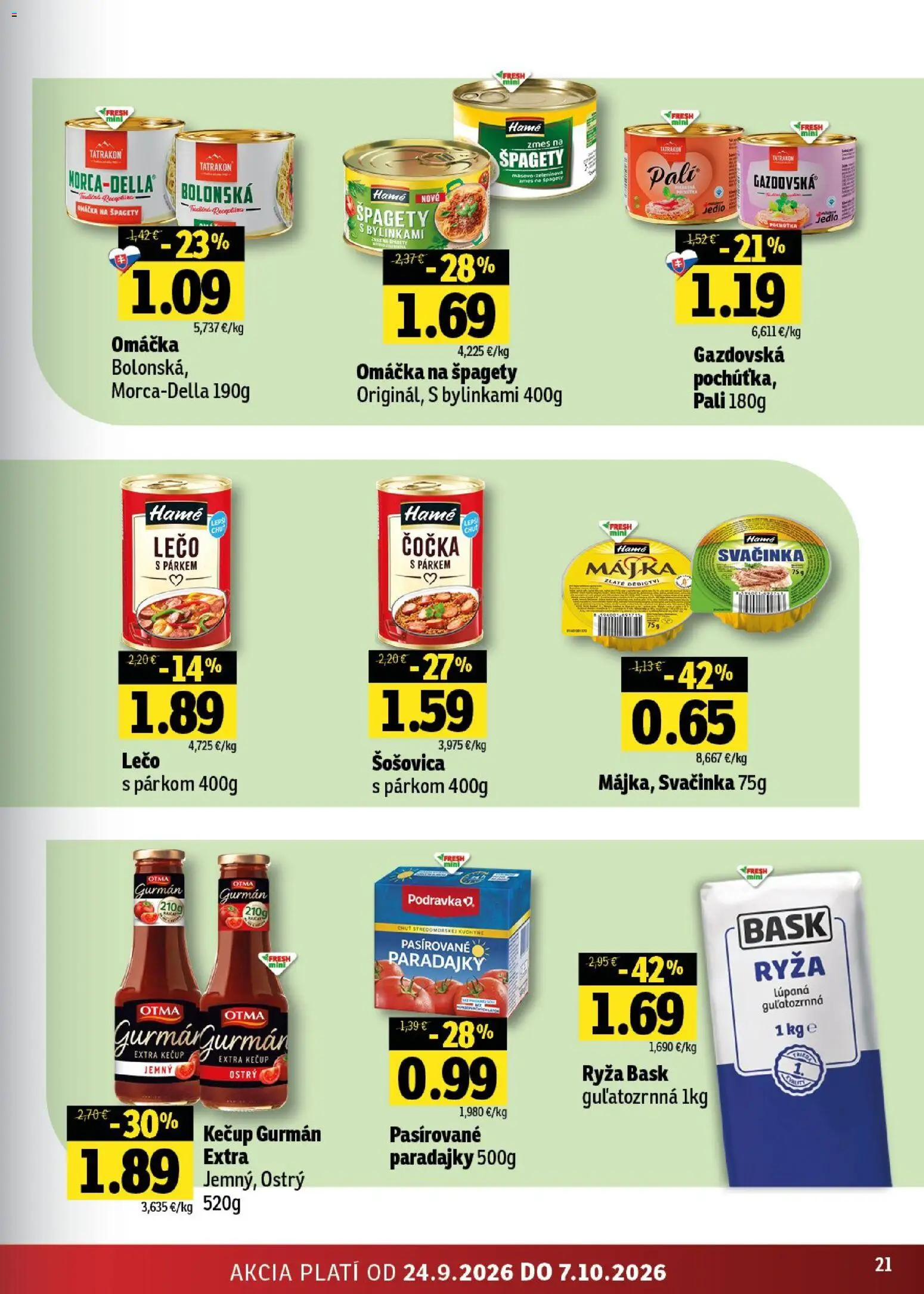 Náhľad Fresh letáku platného od 24.09.2026