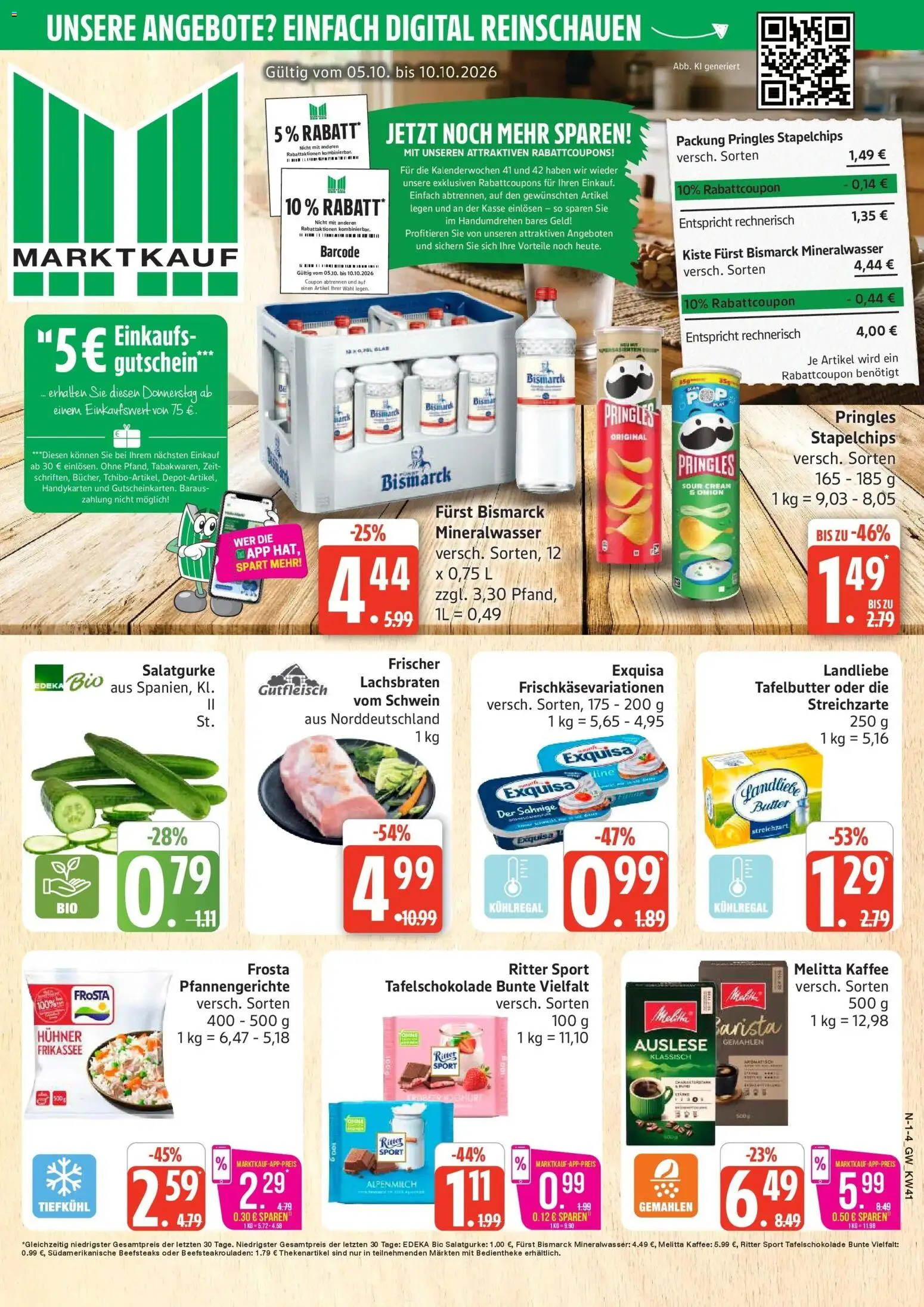 Vorschau von dem Prospekt des Geschäftes Marktkauf, gültig ab dem 05.10.2026