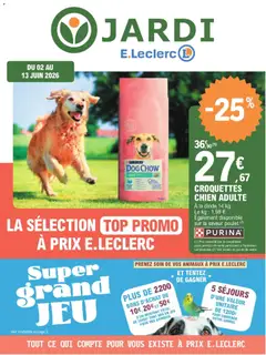 Prévisualisation de Brico E.Leclerc Trafic Animalerie 5 - Grand Jeu du magasin Brico E.Leclerc formulaire valide 02/06/2026