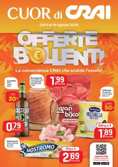 Anteprima dell'opuscolo CRAI volantino Cuor di Crai Valmontone dal negozio CRAI valido da 06/08/2026