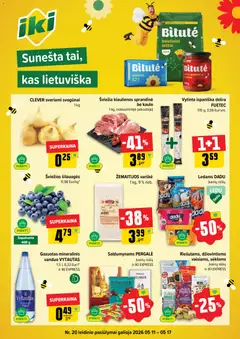 IKI parduotuvės leidinio IKI leidinys galiojančio nuo 2026.05.11 peržiūra