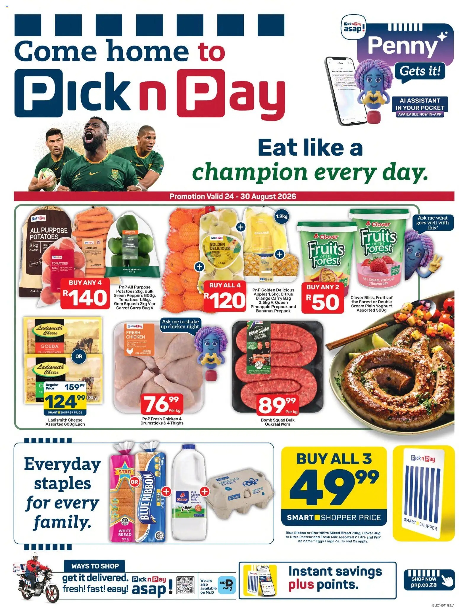 Preview of Pick n Pay flyer valid from 24/08/2026