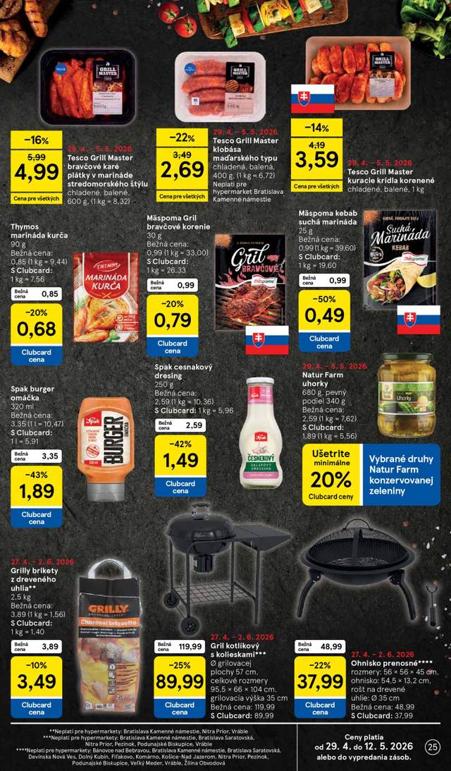 Nový Tesco leták od 29.04.