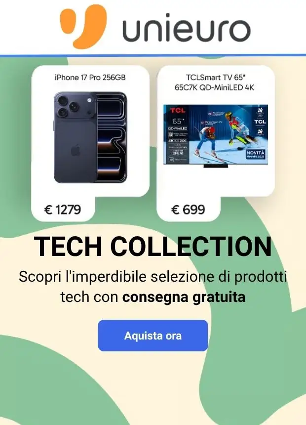 Anteprima dell'opuscolo Volantino Unieuro - Tech Collection dal negozio Unieuro valido da 05/05/2026