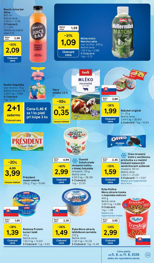 Nový Tesco leták od 05.08.