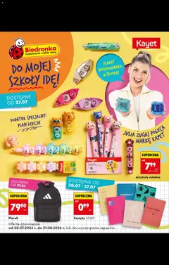 Náhled nabídky: Biedronka Polsko Biedronka Polsko leták - Do mojej szkoły idę oferta platný od 20.07.2026
