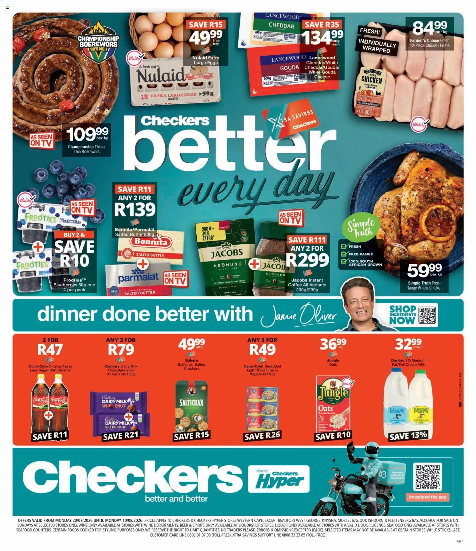 Preview of Checkers flyer valid from 20/07/2026