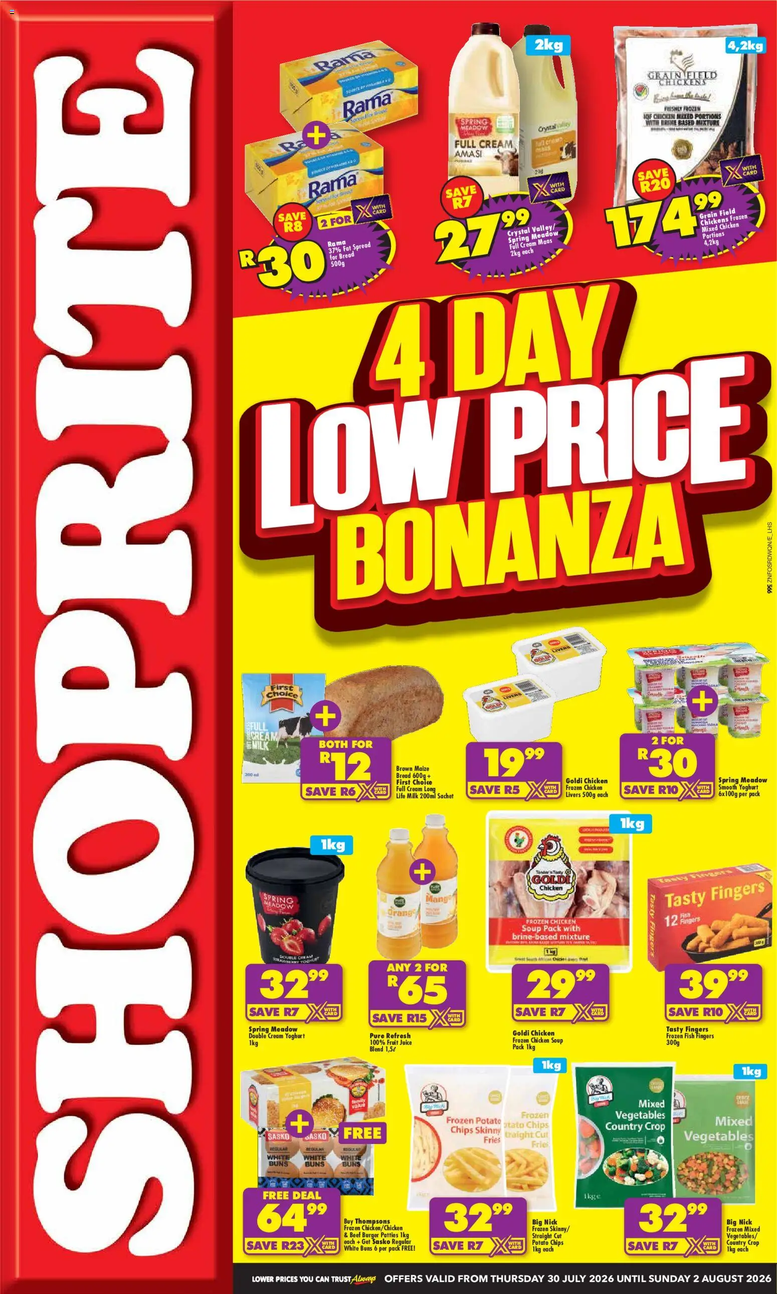 Preview of Shoprite flyer valid from 30/07/2026