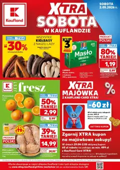 Pogląd gazetki "Kaufland gazetka - Xtra Sobota" ze sklepu Kaufland ważnej od 02.05.2026