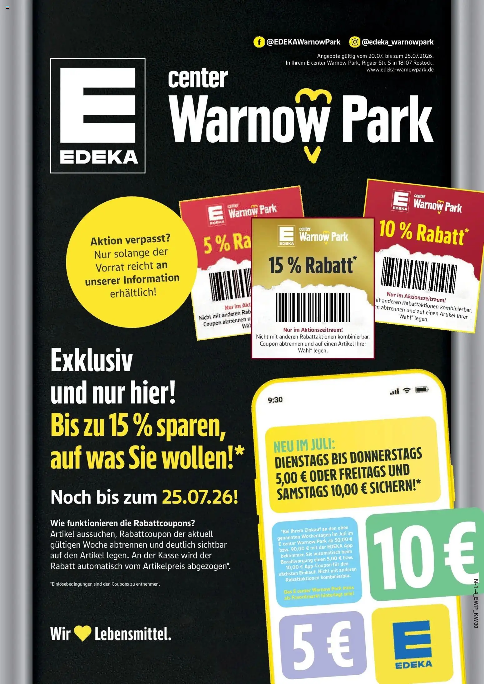 Vorschau von dem Prospekt des Geschäftes Edeka, gültig ab dem 20.07.2026