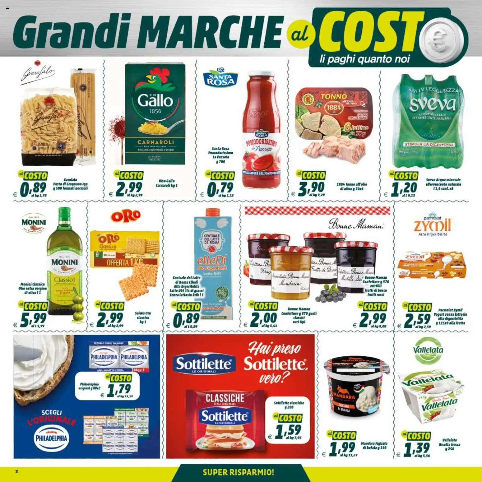 Anteprima dell'opuscolo Elite Supermercati volantino dal negozio Elite Supermercati valido da 04/09/2026 - Pasta, Acqua, Latte, Olio, Acqua minerale, Frutti di bosco, Garofalo, Senza lattosio