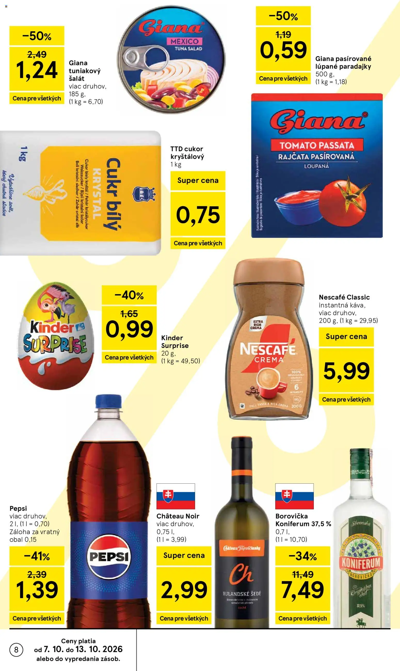 Náhľad Tesco letáku platného od 07.10.2026