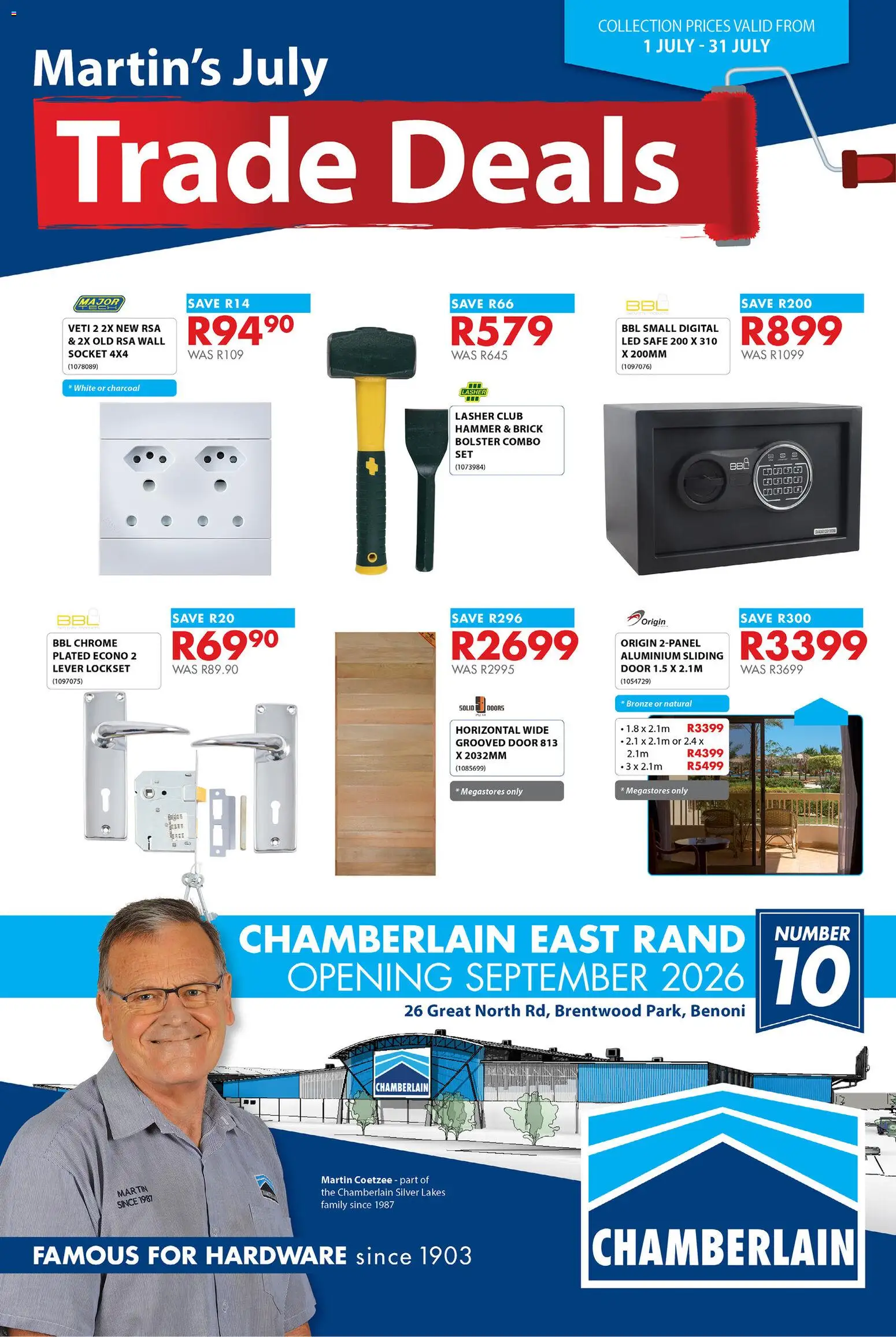 Preview of Chamberlain flyer valid from 01/07/2026