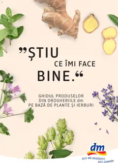 Previzualizarea de cataloage: DM drogeriemarkt Catalog - Broșura despre plante și ierburi valabil de la 01.01.2022