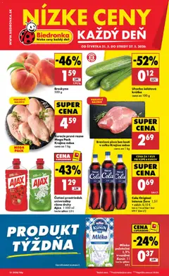 Náhľad Biedronka letáku platného od 21.05.2026